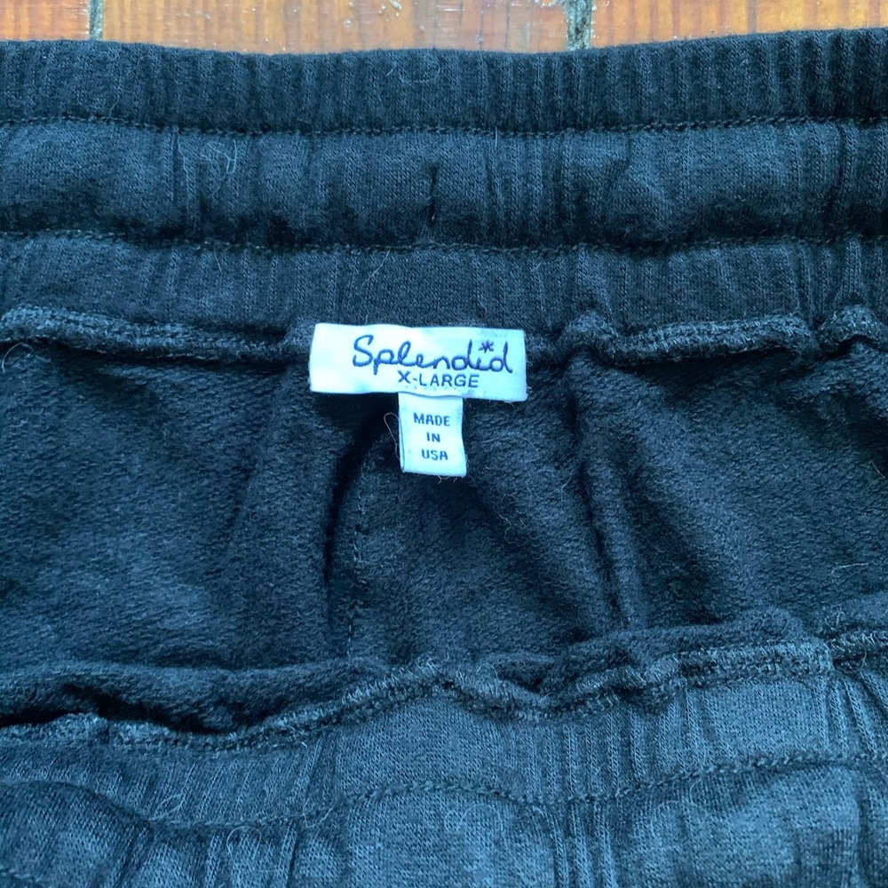 Splendid Jogger Pants in Black - Picture 6 of 8
